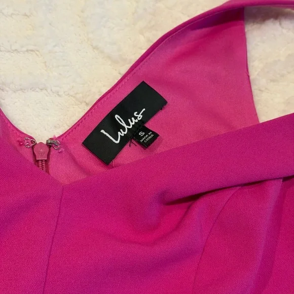 Lulu's Fuchsia Dress - Picture 4 of 5